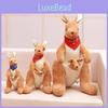 Kangaroo Mother Child Plush Toy With Soft Crystal Stuffing For Kids Gift Idea