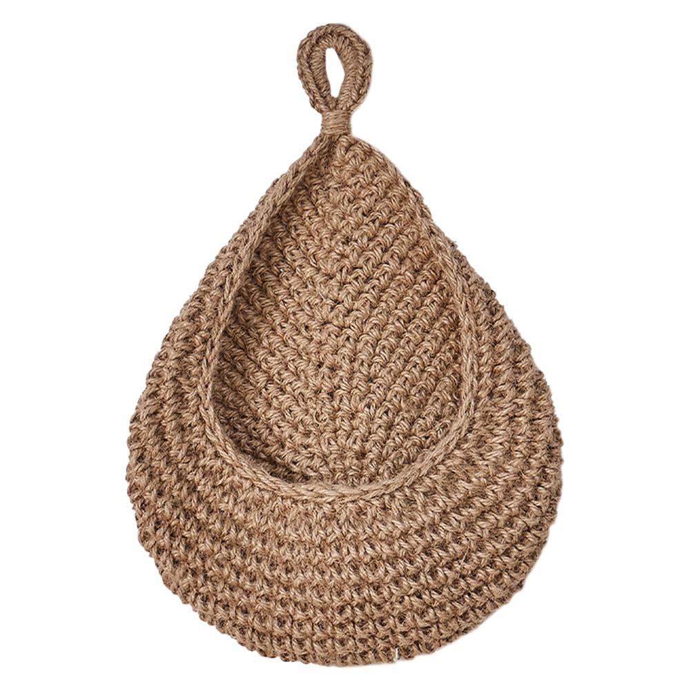 Hanging Fruit Basket for Kitchen Bohemian Wall Hanging Fruit Basket with Hook for Fruits Vegetable Potato Onion Storage