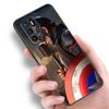 Captain America Black Silicone Phone Case For Xiaomi Redmi Note 10 11 11S 12 13 4G 8 9 11T Pro 5G Plus 8T 9S 10S 12S