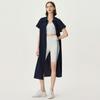 Huit Seersucker Short Sleeve Long Shirt Htwsu5j05t