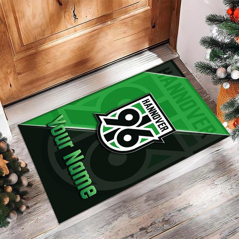 Hannover 96 Printed Crystal Velvet Rug Non‑Slip Crystal Velvet Carpet For Sofa Bedroom Indoor Home Decoration