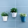Home Wall Flower Pot Hanging Plastic Wall Planter Basket Desktop Table Floor Garden Office Home Decor