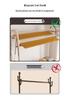 Movable Floor-Standing Coat and Clothes Rack for Bedroom Use