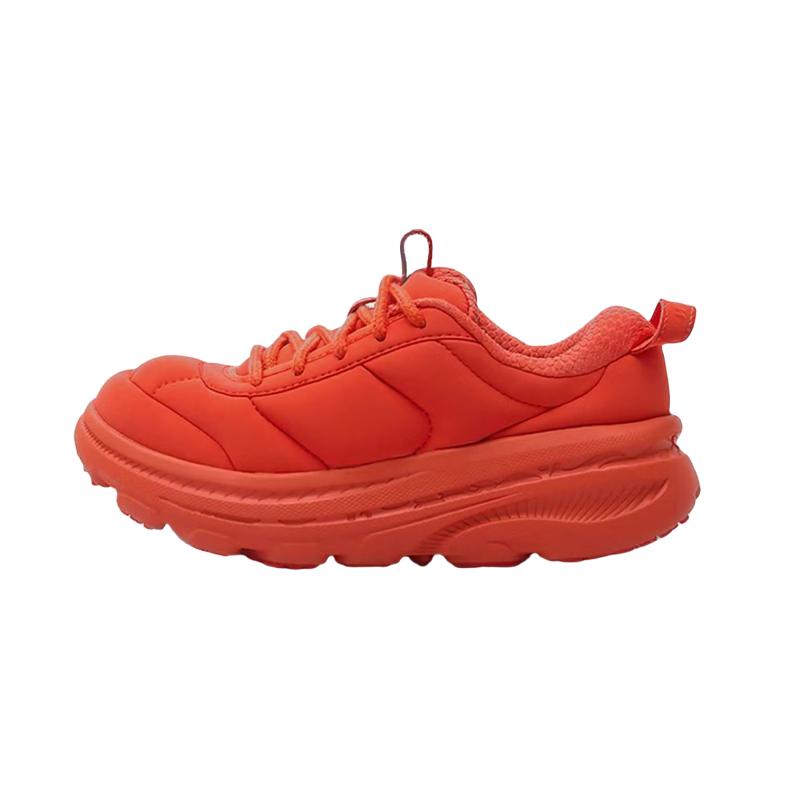 Marni X HOKA Bondi B3LS Poinciana Unisex Sneakers Red 1170631-PNCN