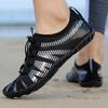 Schnelltrocknende Wasserschuhe Atmungsaktive Aquatik-Sneaker Strand-Badeschuhe Outdoor-Freizeit-Wanderschuhe Fünf-Finger-Sneaker Anti-Rutsch