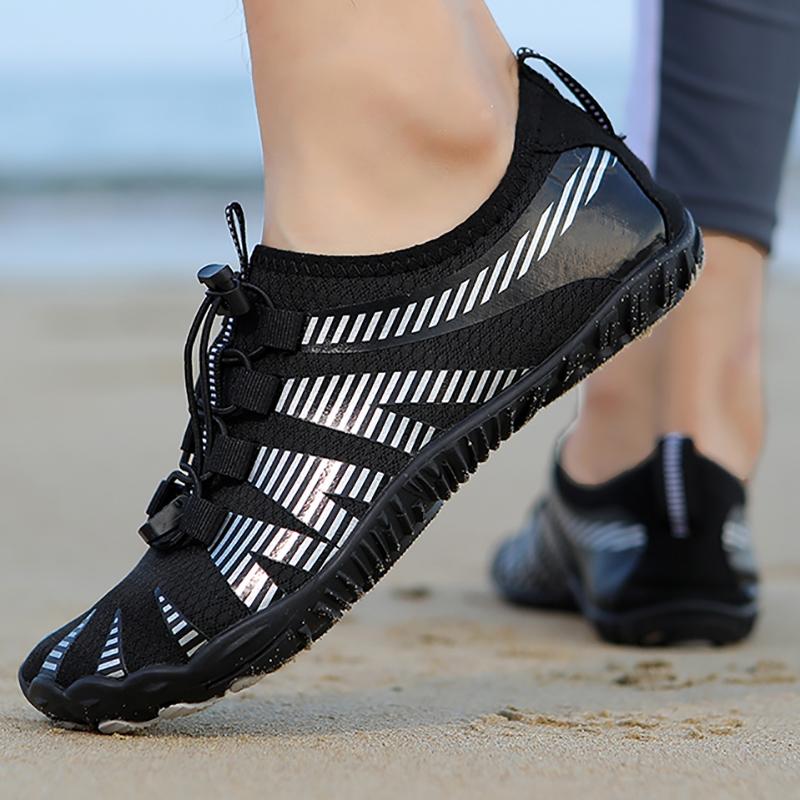 Schnelltrocknende Wasserschuhe Atmungsaktive Aquatik-Sneaker Strand-Badeschuhe Outdoor-Freizeit-Wanderschuhe Fünf-Finger-Sneaker Anti-Rutsch