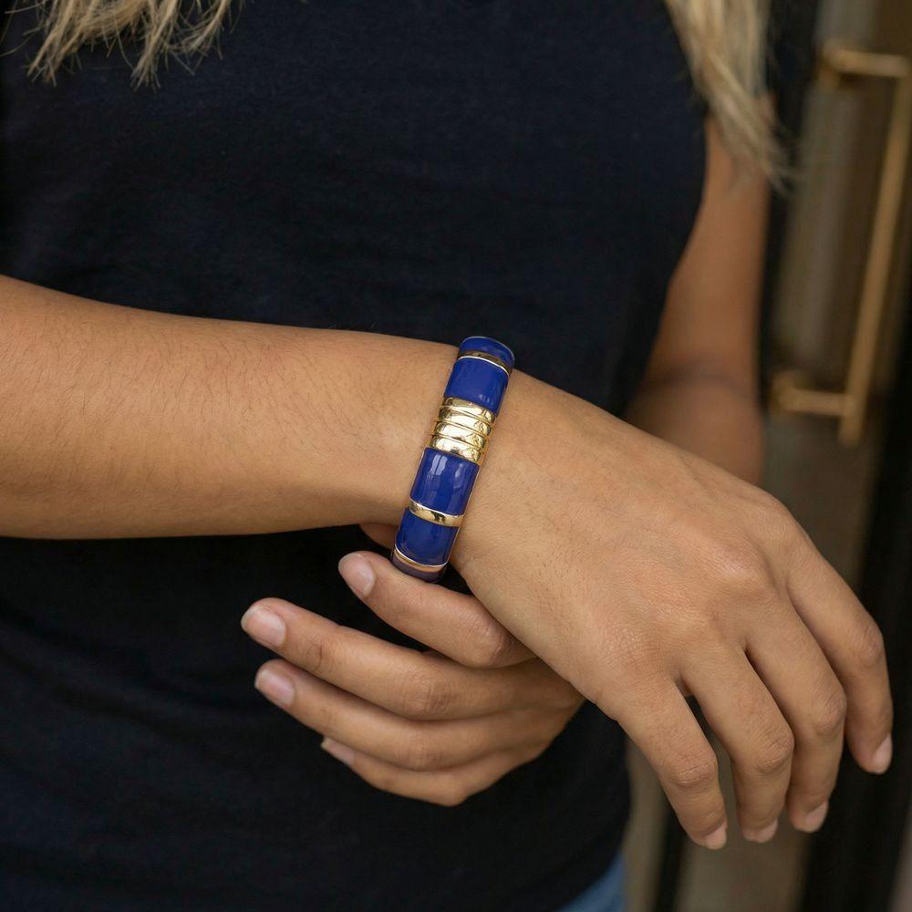 Creative Elegant Enamel Cuff Bangles Vintage Wide Bohemian Drip Oil Bracelet Color Blocked Alloy Geometric Bracelet Vacation
