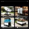 Jundingying Galvanized Steel Rolling Plant Caddy