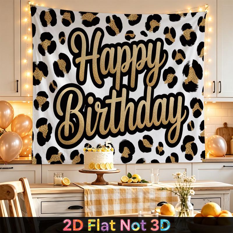 Party-Hintergrund Happy Birthday Geburtstag Foto-Booth-Hintergrund Haustür-Dekoration