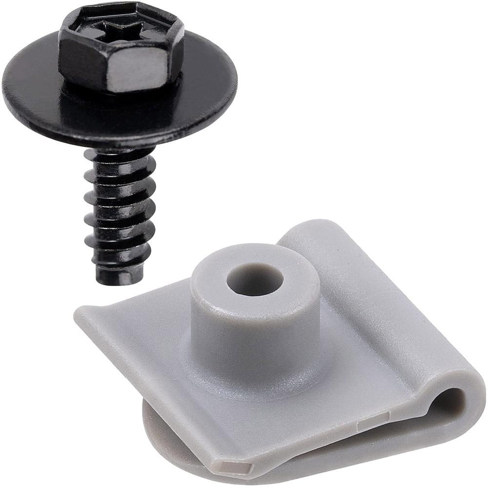 10Sets Fender Liner Bumper Cover Splash Shield Screw & U-Nut B45556135 for Mazda CX-3 Protege