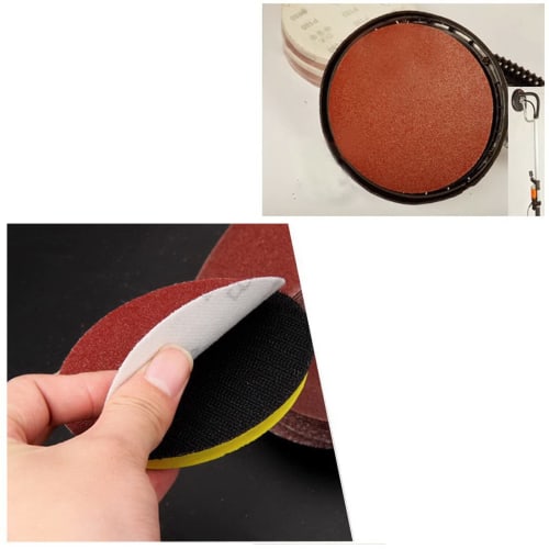 150mm Diameter Sanding Discs, Magic-Type [25-Pack] 6-inch 150mm Round Sanding Pads in 80#, 120#, 240#, 320#, 600#, 800#, 1000#, and 1200# Round Sandp