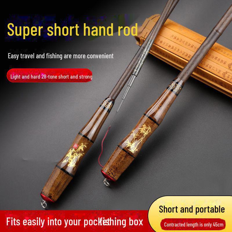 2024 High Carbon Ultra-Light 28/19-Tone Crucian Carp Hand Fishing Rod - Super Tough for Carp Fishing