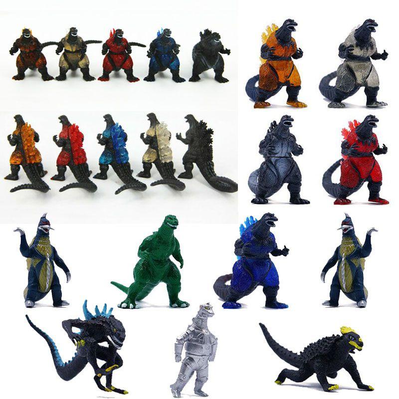 Exquisite Godzilla King Of The Monster Shin Mechagodzilla 10pcs Toy Figures Set For Collectors