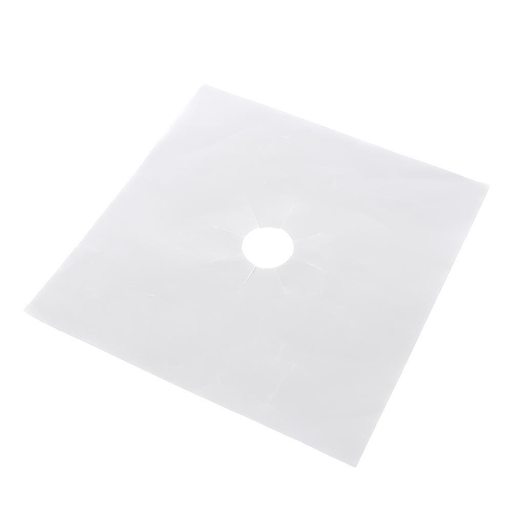 6 ks/sada opakovaně použitelných skleněných vláken, chráničů plynových sporáků, ochranná podložka, kuchyňské nářadí (stříbrný)