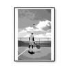 Poster - PLANETEE - Vintage Man - Padel - A4/A3/A2 Formats - Multicolor