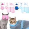 Cat Grooming Kit with Washing Bag, Soft Mesh Recovery Suit & Nail Clippers for Post-Surgery Care