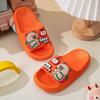 Cartoon Kids' Non-Slip PVC Flip-Flops: Unisex, Indoor/Outdoor, Soft Sole, Summer Slippers.