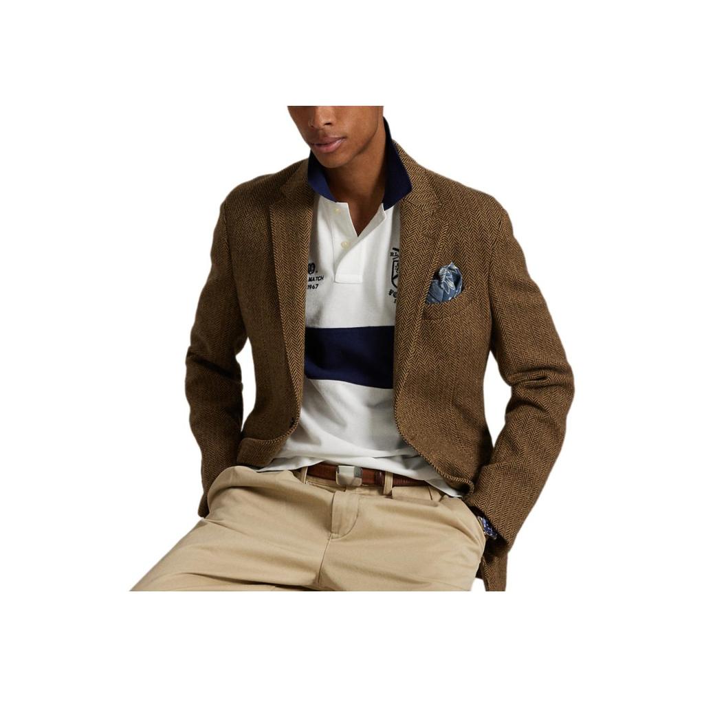 Polo Ralph Lauren Classic Cotton Color Block Ribbed Polo Shirt Men Tops MNPOKNI1N823714-100