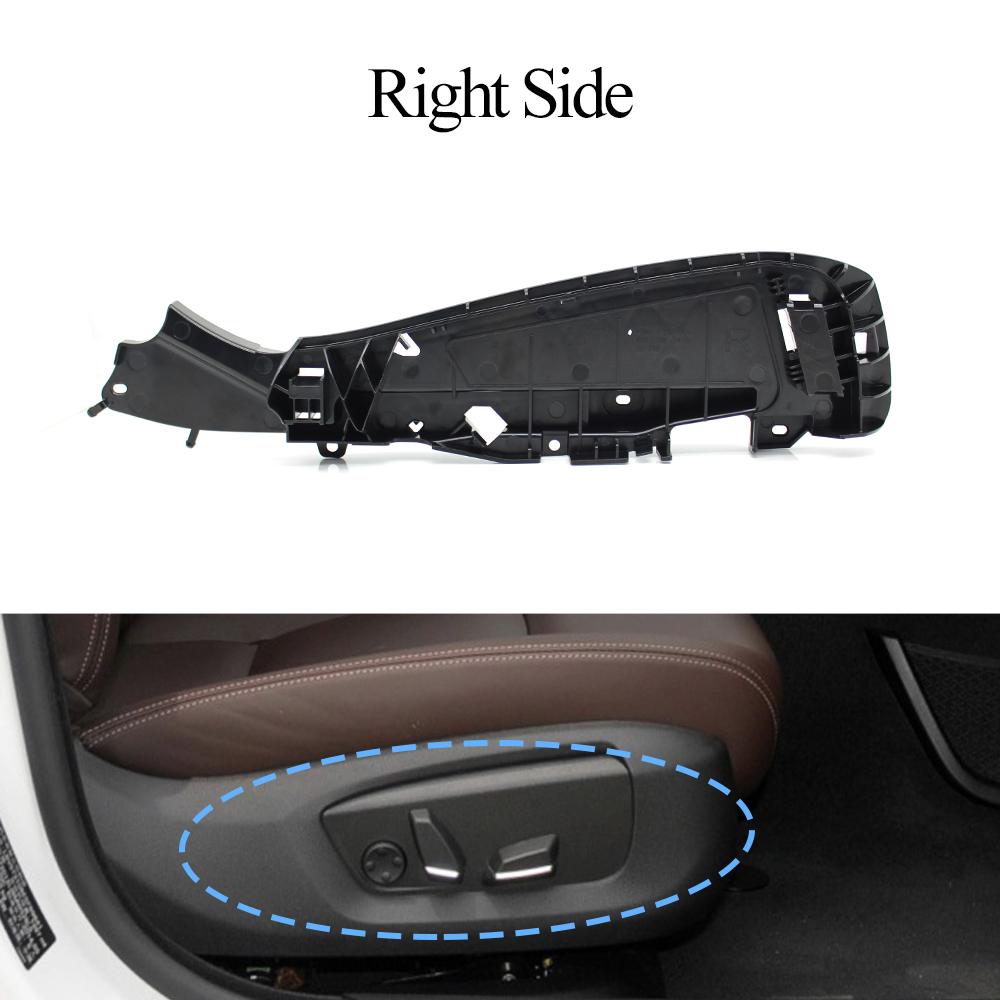

Car Front Seat Bracket Plastic Track Rail Cover For BMW 5 7 6GT X5 X6 F10 F11 F15 F16 F02 G12 G30 G32 G11 F85 F90 52107317459 Right Side