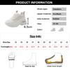 Fashion Air Cushion Platform Sports Shoes for Women Mesh Breathable Chunky Sneakers Woman Thick Sole Anti Slip Vulcanized Shoes