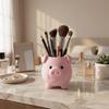 Plastic Pig Pen Holder 3D Printed Makeup Brush Holder Desktop Organizer Desktop Decoration