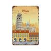 Amsterdam London Iceland Bali Travel Poster Metal  Sign Plaque Retro Plates For Club Man Cave Bar Hotel Cafe Wall Decor