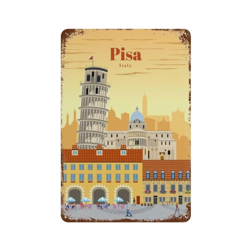 Amsterdam London Iceland Bali Travel Poster Metal  Sign Plaque Retro Plates For Club Man Cave Bar Hotel Cafe Wall Decor