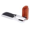 L Bracket Fit for   V1 Cameras Aluminum Quick Release Plate L Shape Handgrip with Wood Grip 1Celsius4 Inch Threaded Hole Support for Arca Trip