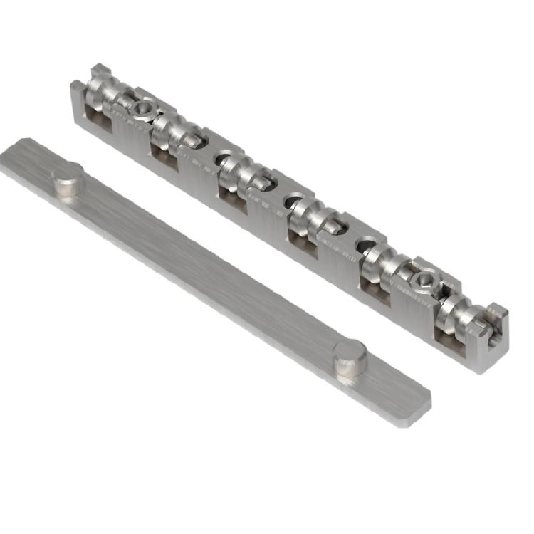 Corrosions Resistant Steel Guitar Roller Saddles Guitar Nut With Roller Balls For Consistent Performances In Any Climate