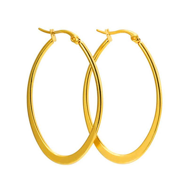 Minimalist Square Hoop Earring for Women Girls Ear Huggie Rectangle Hoops Dangle Stainless Steel Not Allergic