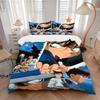 Detective Conan Mystery Print 3Pcs Bedding Setduvet Cover With 2 Bedropillowcase Home Birthday Gift