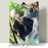 Anime G-Gintama Throw Soft Warm Flannel Throw Blanket, Multi-use for Sofa Bed Office Nap
