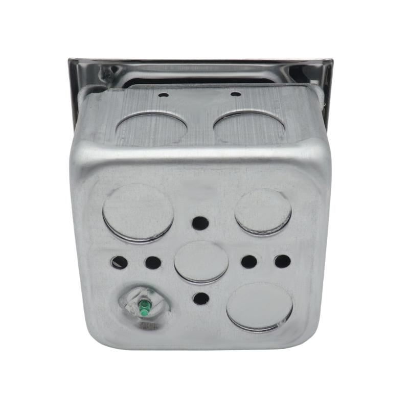 Industrial 30A Electrical Outlet Installation Kit NEMA 10 30R with Junctions Box & Sliding Cover for Wiring Use