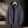 Autumn Jacket Men's Cool and Breathable Outdoor Hooded Tooling Jacket Waterproof Travel Jacket