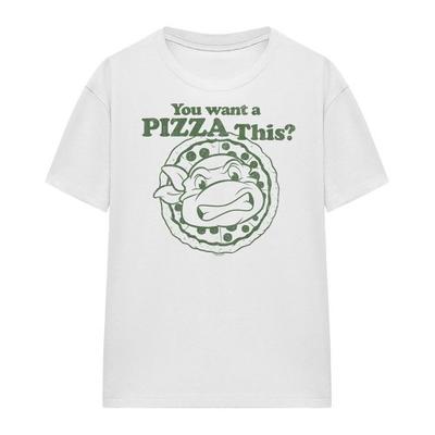 TMNT Womens/Ladies You Want A Pizza Me T-Shirt