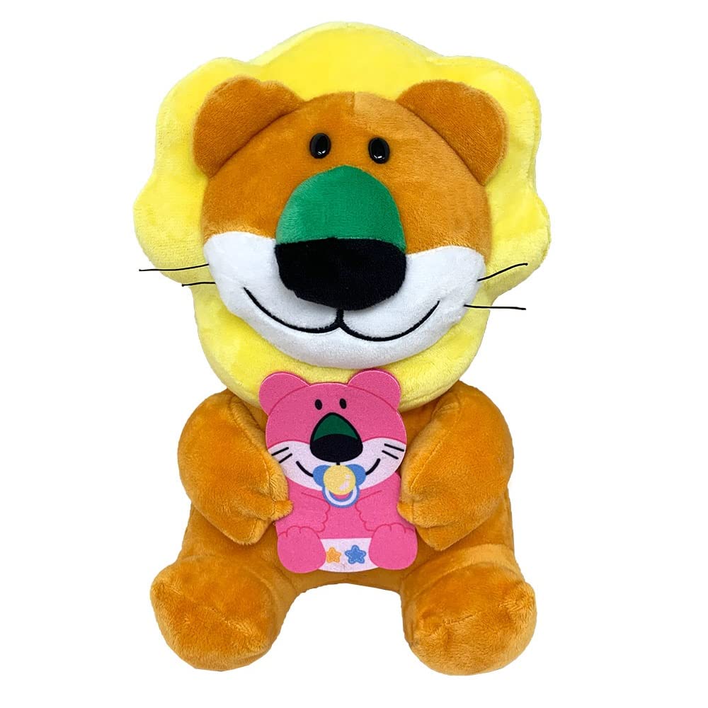 

Holding a cute baby Tabekko Animals BABY GB Plush Toy 17 x 19 x 28 cm Official Goods Ginbis Approx. (Lion)