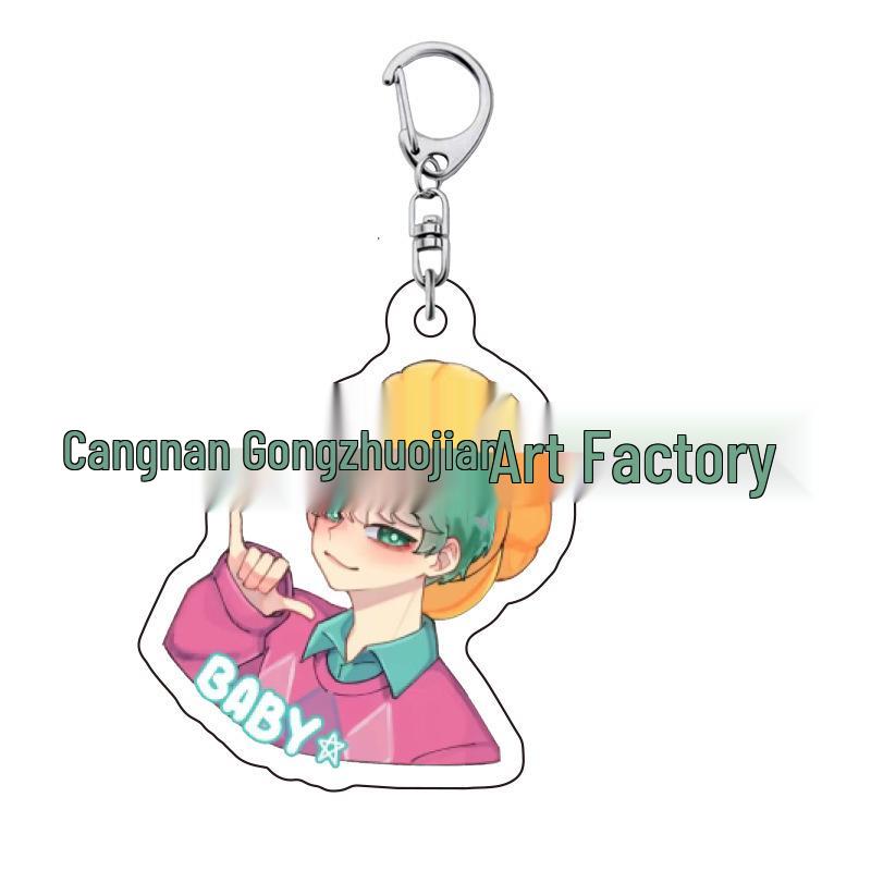 Kpop Demon Hunter Girl Group Keychain: Lumi, Zoe, Mira & Qin Yu Cute Acrylic Schoolbag Pendant