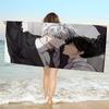 passion bl anime Microfiber Printed Beach Towel Mountain Climbing Yoga Beach Swimming Running Absorbent Soft Towel