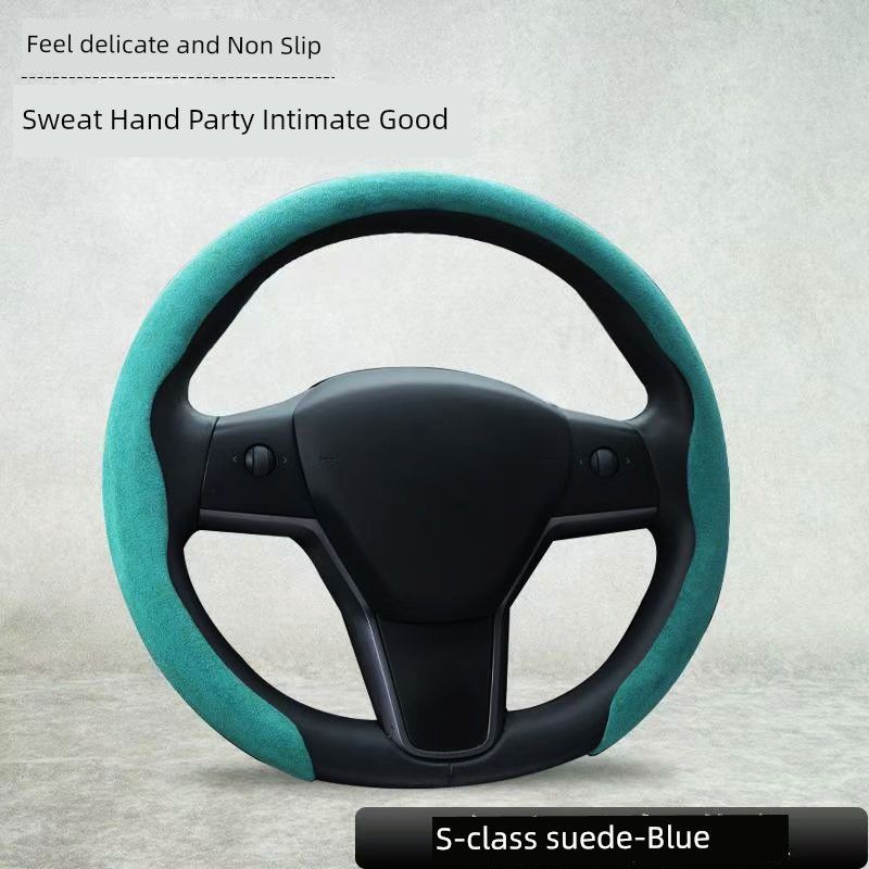 Ultra-Thin, Suitable for All Seasons, Sweat-Absorbent, Non-Slip Handlebar Cover, Clip-On Half-Pack Protective Cover, Suitable for Buick and Honda