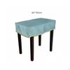 Piano Bench Cover WaterResistant Tailored Easy to Wipe Clean 7535cm Dark Gray