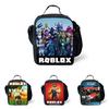 Durable Roblox Thermal Insulated Picnic Lunch Bag With Large Capacity And Easy To Wash