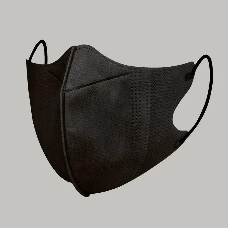 Mascarillas Faciales Estereoscópicas 3D Desechables para Hombres y Mujeres Color Sólido Transpirable Anti Polvo para Exteriores Unisex
