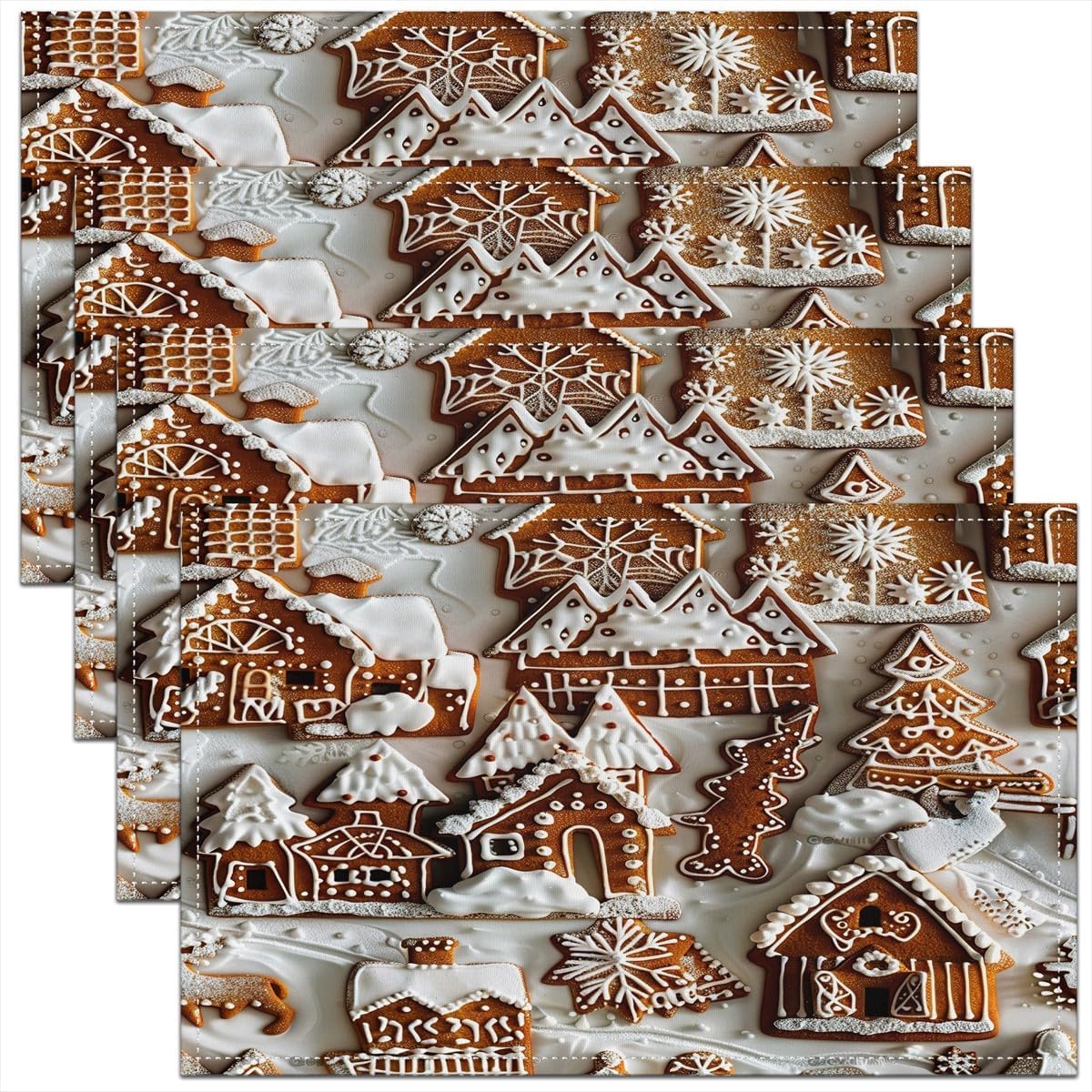 

Cartoon Nutcracker Placemats Set of 4 18 x12 Kids Christmas Table Place Mats for Boys Girls Teens Nutcracker Suite Placemat 4pcs-12x18