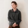 Women's High Neck Cashmere Sweater - Thick, Loose, and Casual Pullover