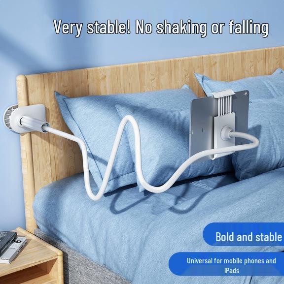 Adjustable Bedside Tablet and Phone Stand for Comfortable Viewing