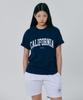 PAPERBOY California Short Sleeve T-Shirt - Navy