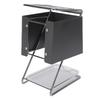 Kitchen Cutter Storage Stand with Drip Tray Metal Frame Tool Organizer for Countertop Cutting Utensils