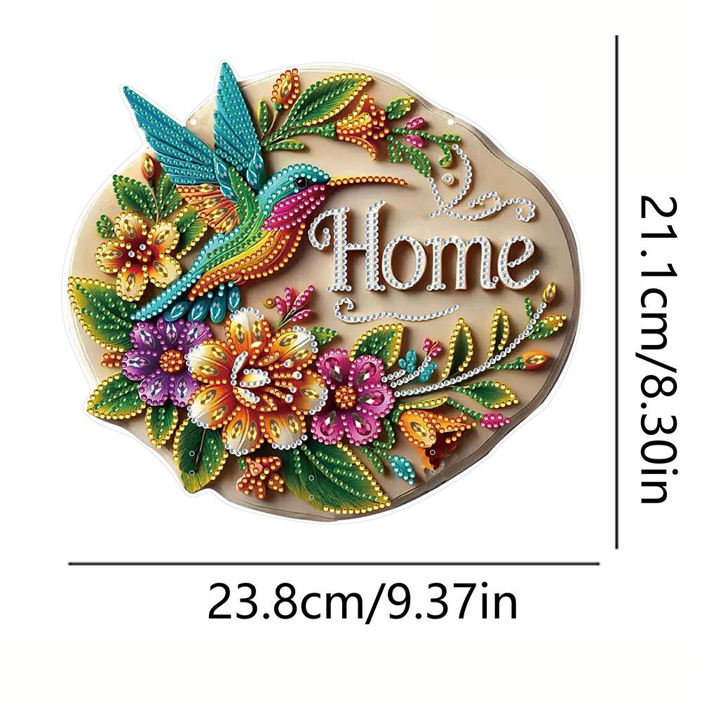 Hummingbird Butterfly DIY Diamond Painting Art Hooks Diamond Painting Hanging Hook for Wall Decoration and Space-Saving Storage