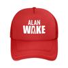 Baseball Caps Alan Wake Game Mesh Hats Outdoor Sun Caps Unisex Hats