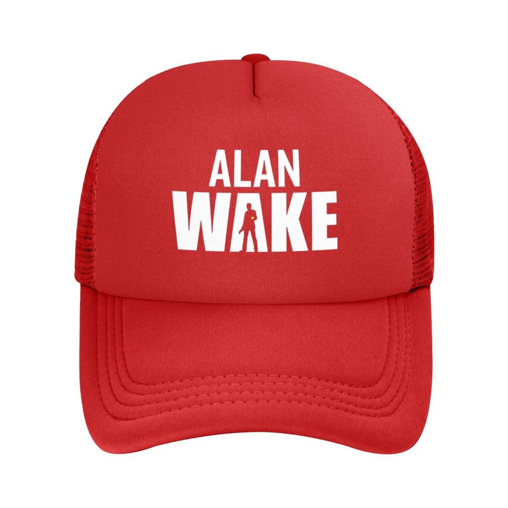 Baseball Caps Alan Wake Game Mesh Hats Outdoor Sun Caps Unisex Hats